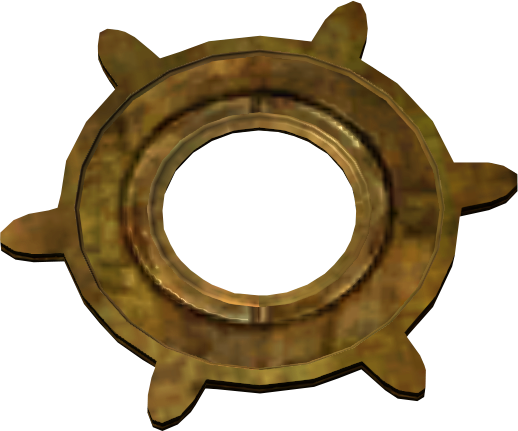 Dwemer Cog - Engrenage Dwemer (518x431), Png Download