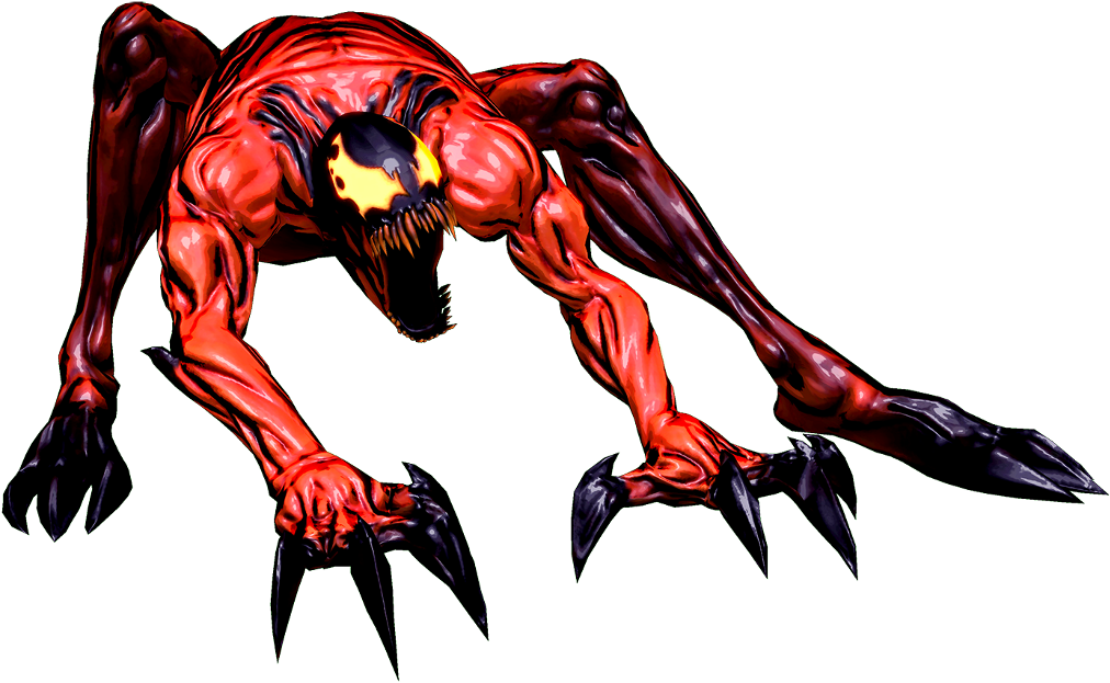 Carnage - Carnage Spider Man Png (1024x634), Png Download