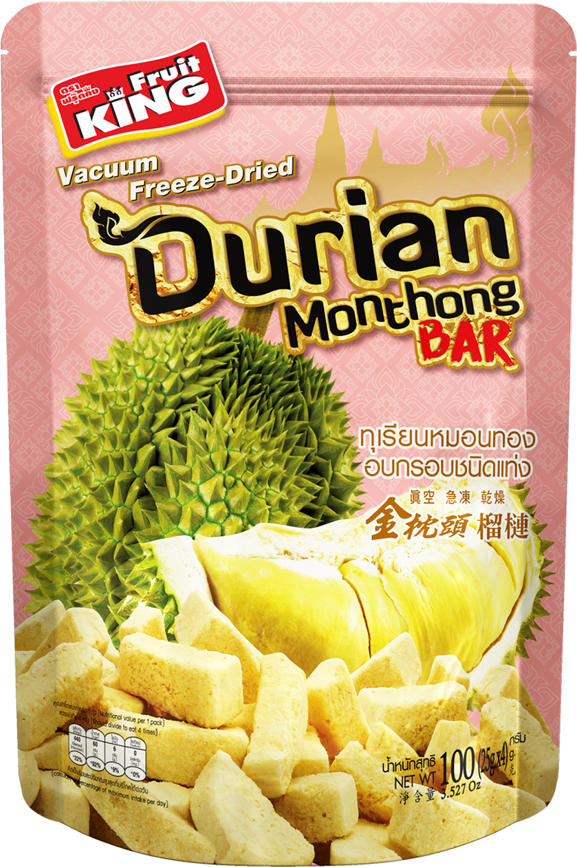 Freeze-dried Monthong Durian Bar - Fruit King Freeze Dried Mango, 1.8 Oz (930x1280), Png Download