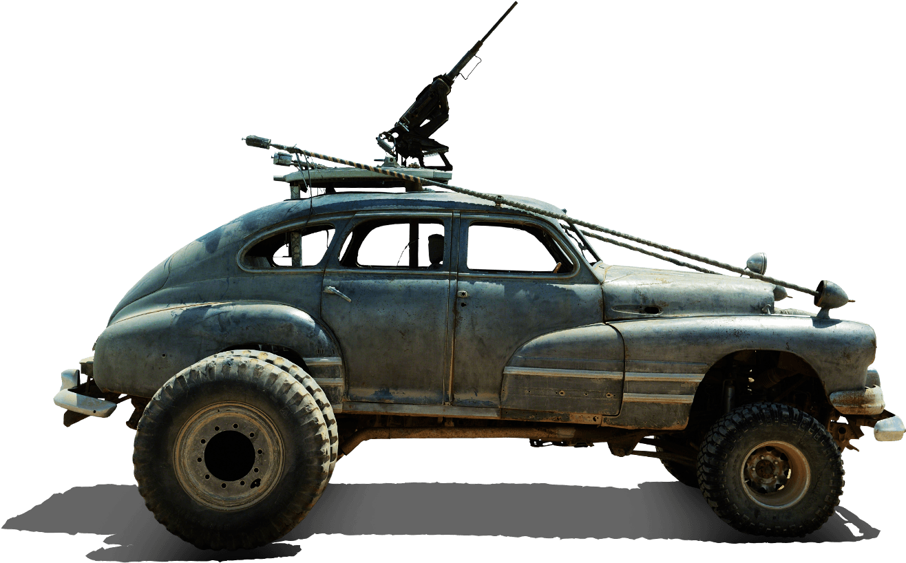 Car6 - Mad Max Fury Road Buick (1600x1100), Png Download