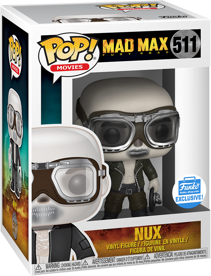 This Weeks Funko Shop Exclusive Is Now Available - Mad Max Fury Road Nux Funko (1200x1200), Png Download