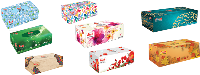 Fresh Facial Tissue - Meghna Group Of Industries (700x255), Png Download