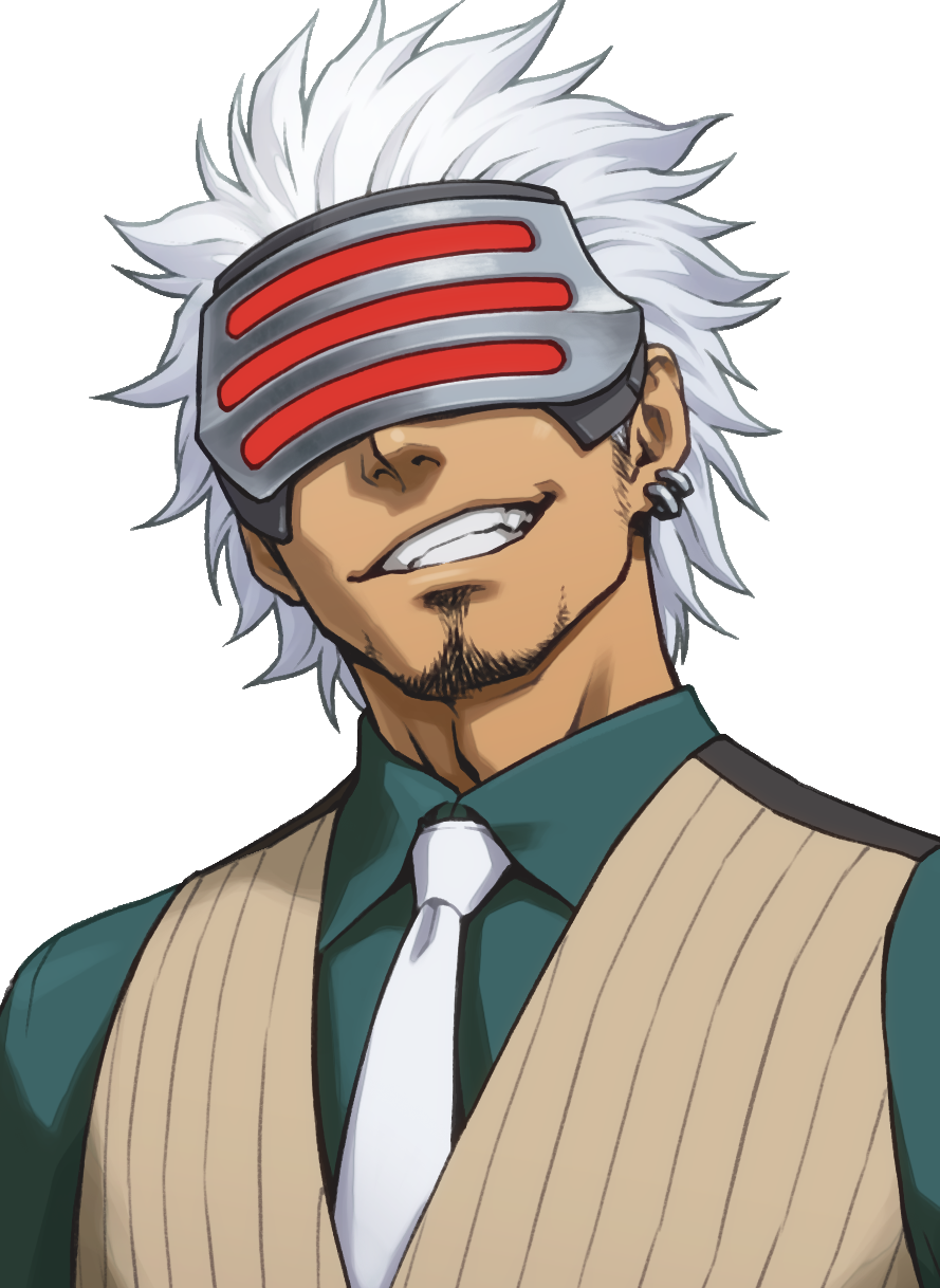 Godot Portrait - Godot Ace Attorney (889x1218), Png Download