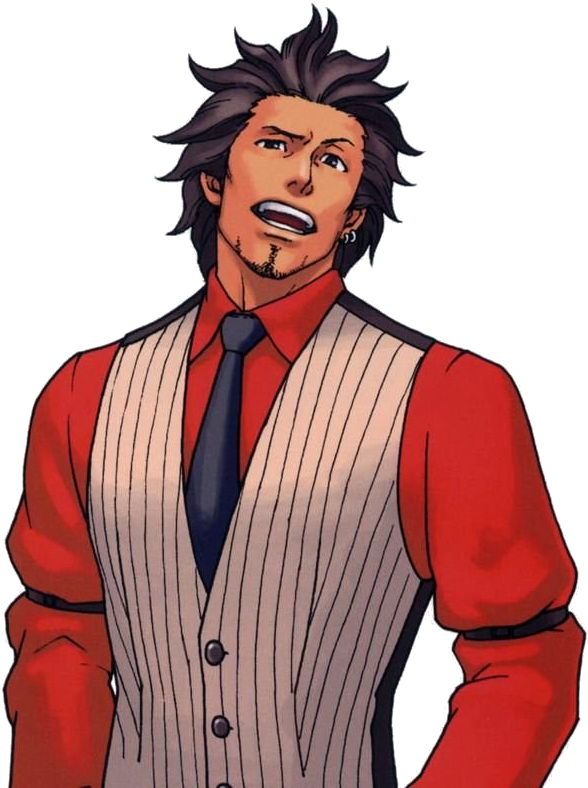 Diego Armando Ace Attorney (600x789), Png Download