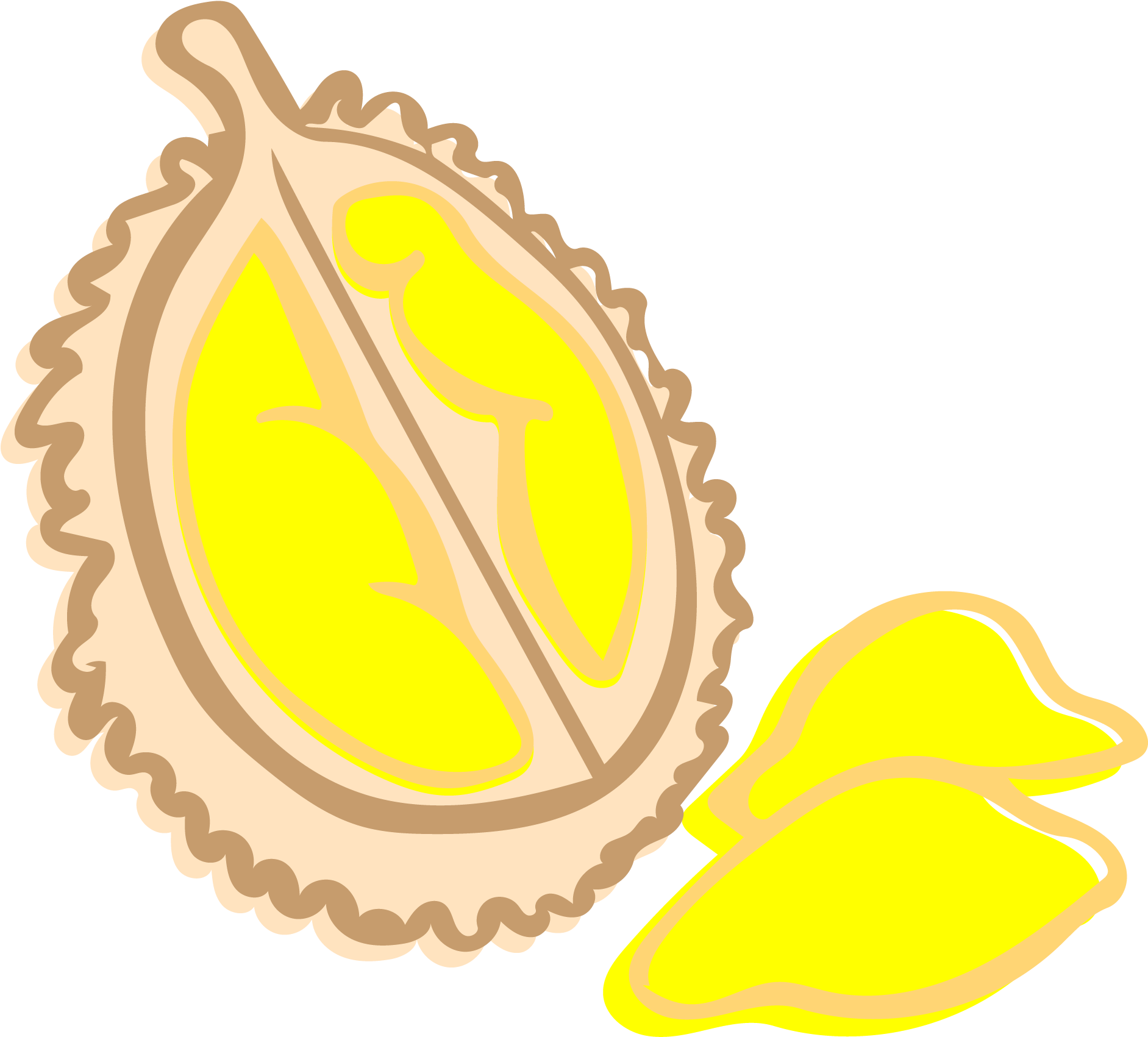 Durian - Illustration (2085x2084), Png Download