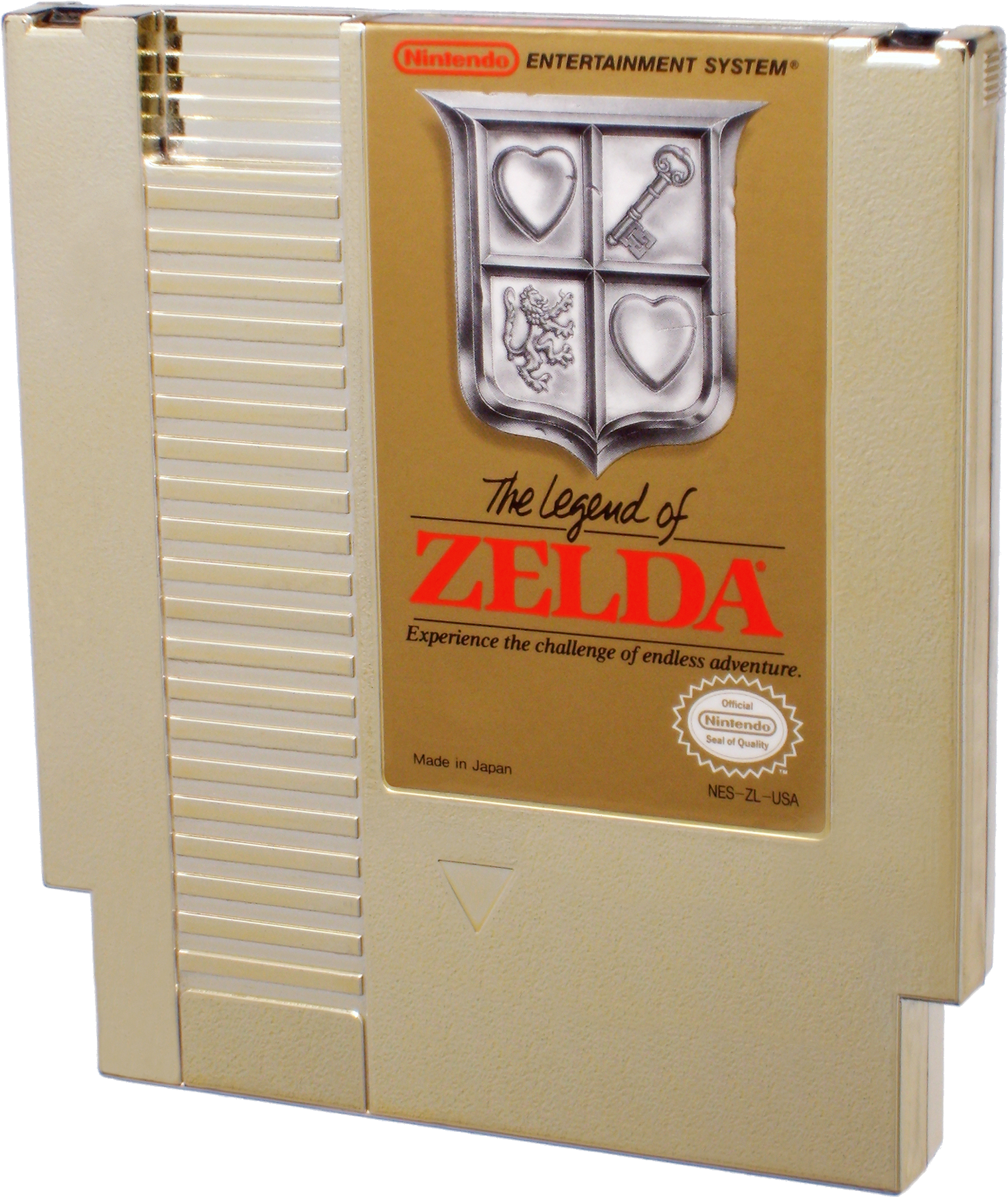The Legend Of Zelda Gold Nes Cartridge - Legend Of Zelda: Encyclopedia: Deluxe Edition (hardcover) (1530x1819), Png Download
