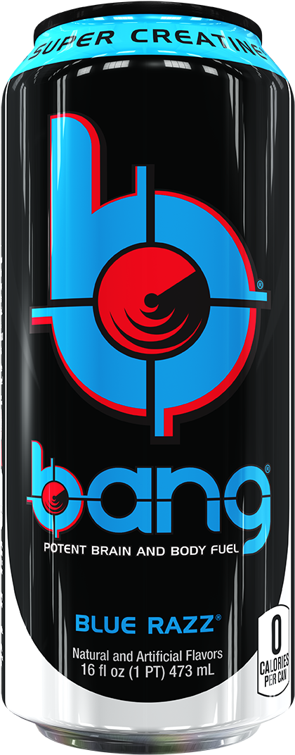 Pepsi Bang Energy Blue Razz 16oz Can 1pk12 - New Energy Drinks 2018 (800x1236), Png Download