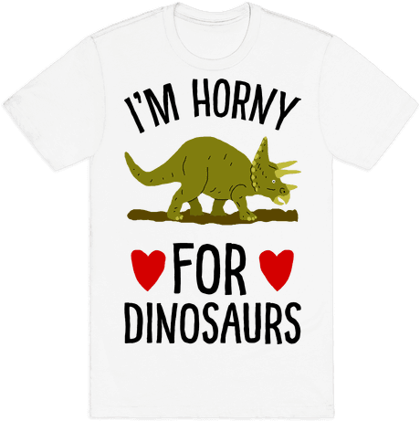Horny For Dinosaurs Mens T-shirt - Big Book Of Dinosaurs By Alex Frith (484x484), Png Download