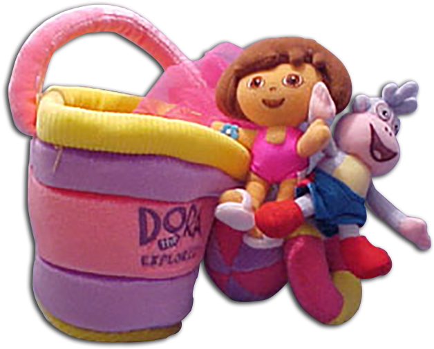 Dora The Explorer Playsets And Activity Toys - Dora The Explorer Pink Yellow Bathing Suit (639x510), Png Download
