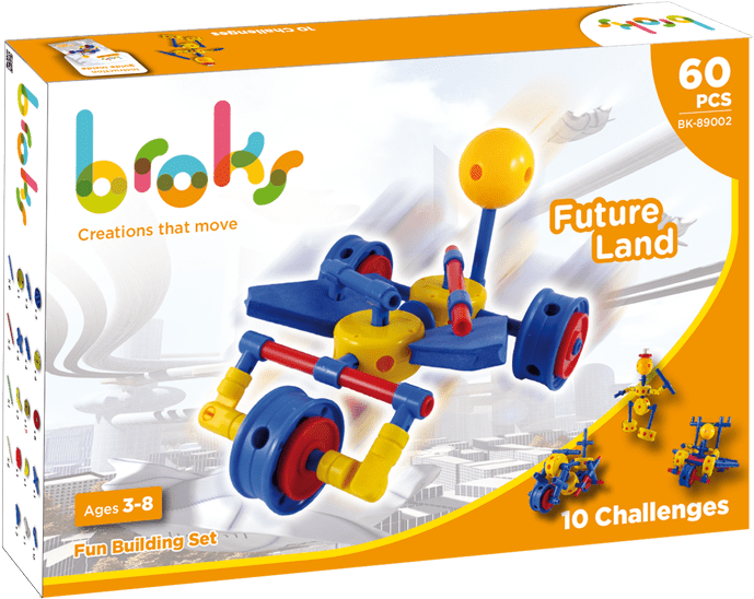 Unboxing Future Land - Broks - Mad Race: New & Fun Construction Set (900x680), Png Download