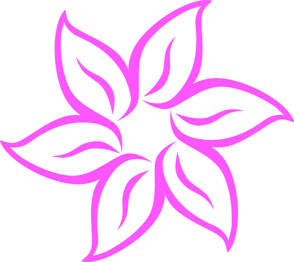 Spa Clipart Png Source - Lily Flower Clip Art (600x536), Png Download