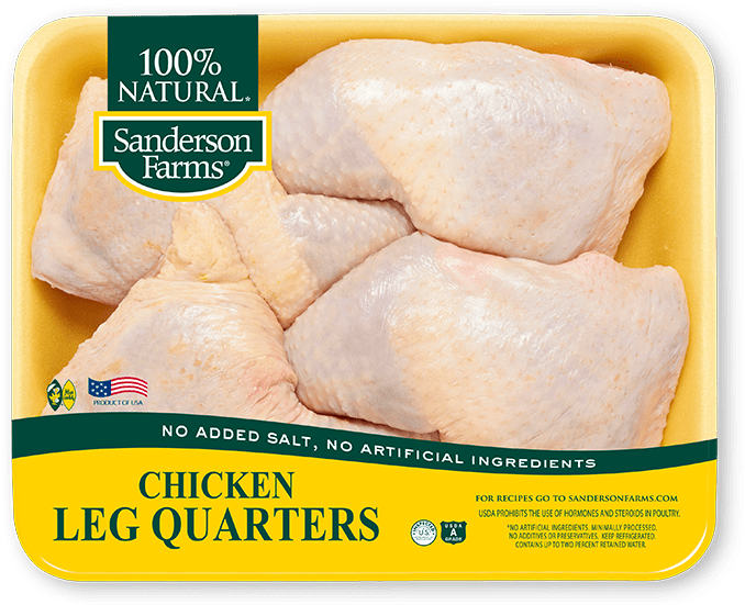 Family Pack Chicken Leg Quarters - Fresh Chicken Leg Quarters, 5.0-6.0 Lbs. (709x758), Png Download