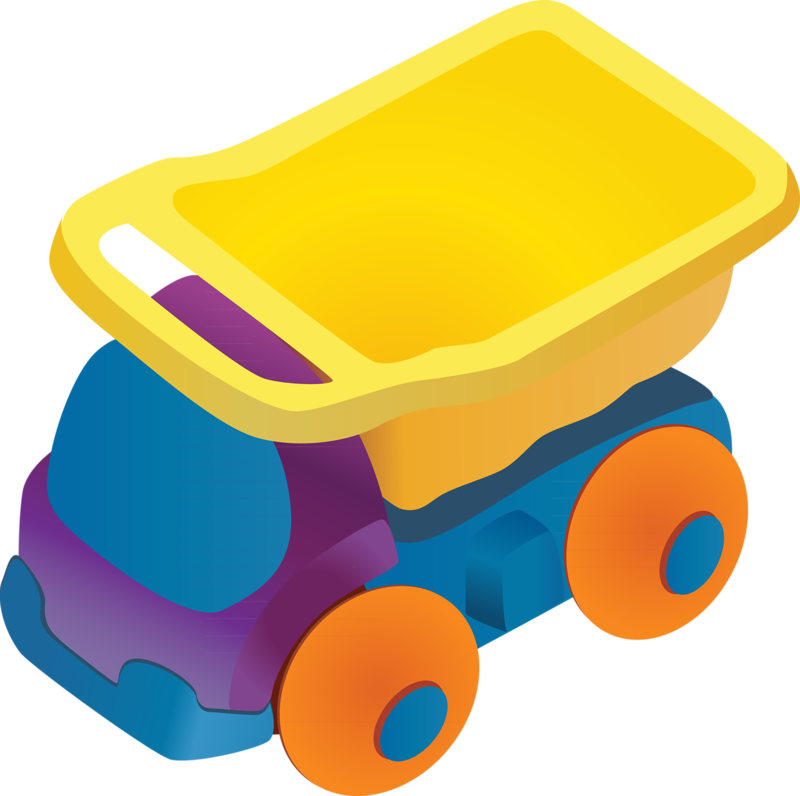 Fun Time, Baby Toys, Little Boys, Coloring Pages, Clip - Toy Truck Rectangle Magnet (800x796), Png Download