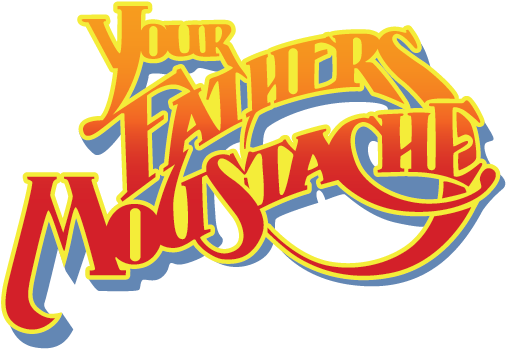Your Father's Moustache Logo (522x356), Png Download