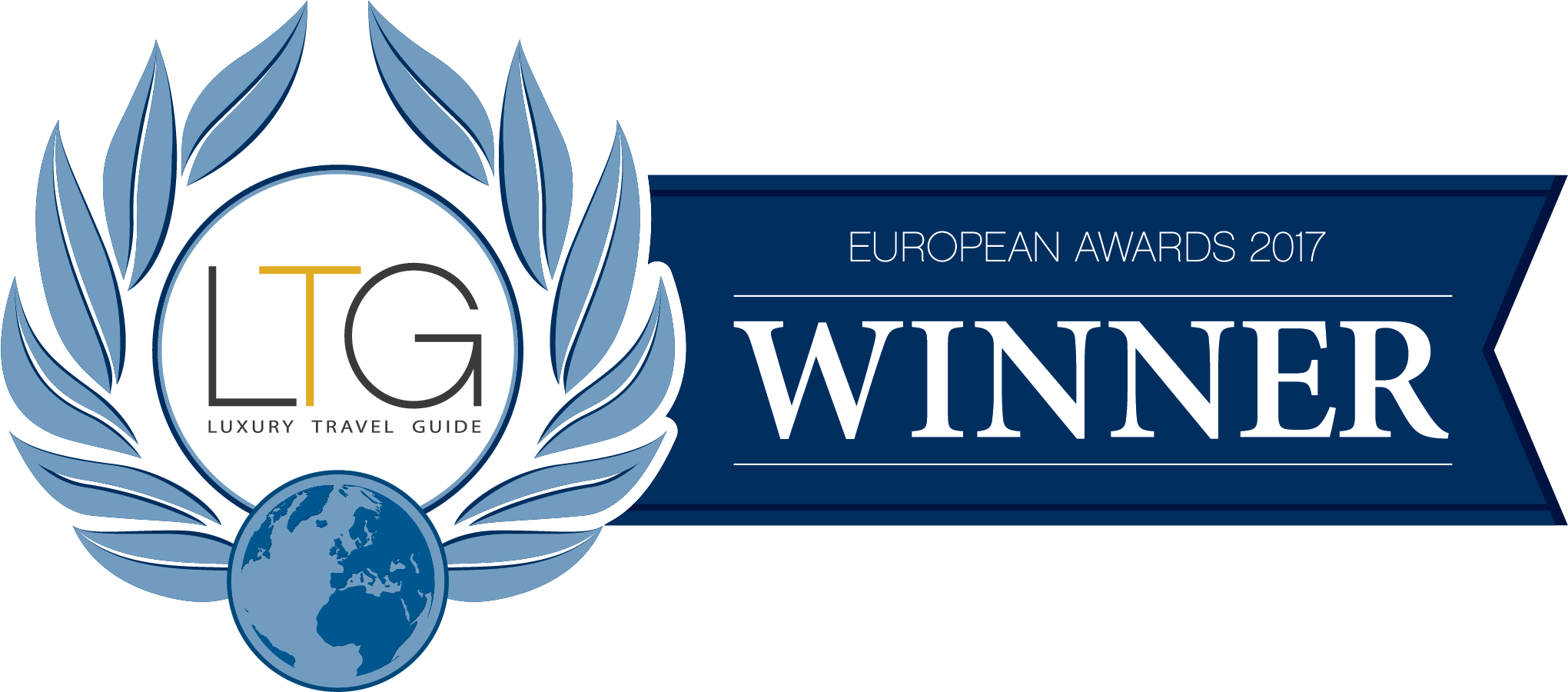 Ltg Europe 2017 Winner - Luxury Travel Awards 2017 (1024x498), Png Download