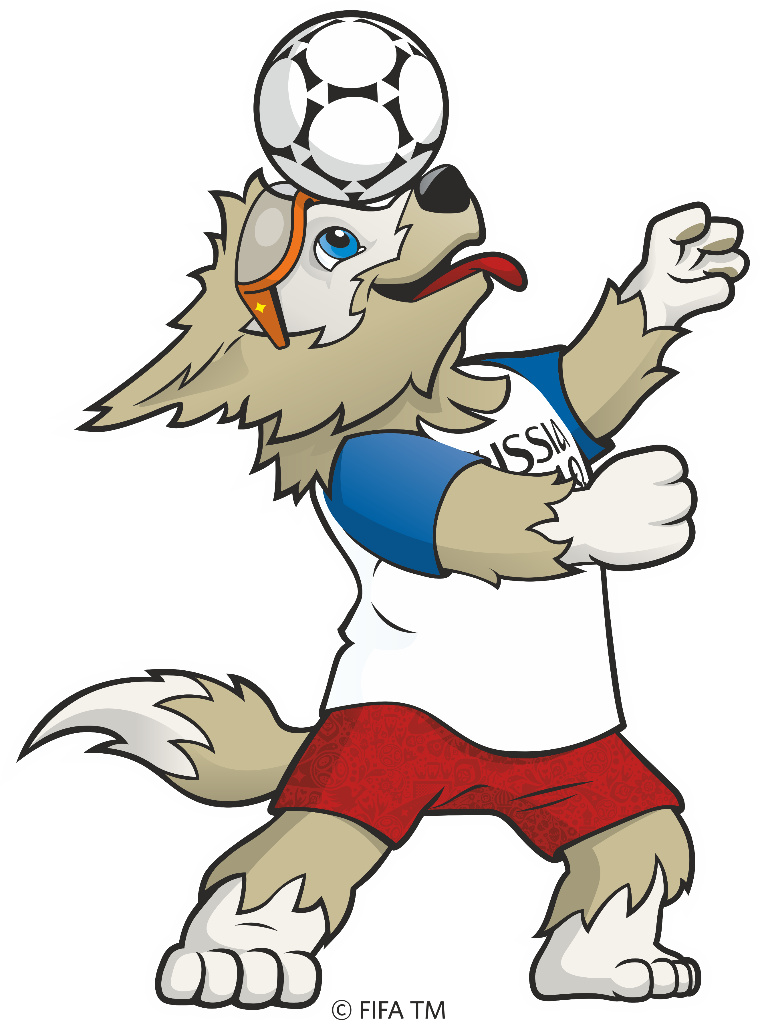 2018, Copa Mundial De Fútbol De 2018, Coupe Du Monde - Zabivaka Mascote (2657x3565), Png Download