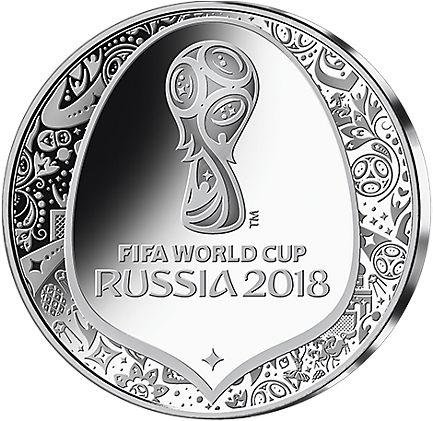 Fifa Commemorative Medal - World Cup 2018 Silver Medal (535x420), Png Download