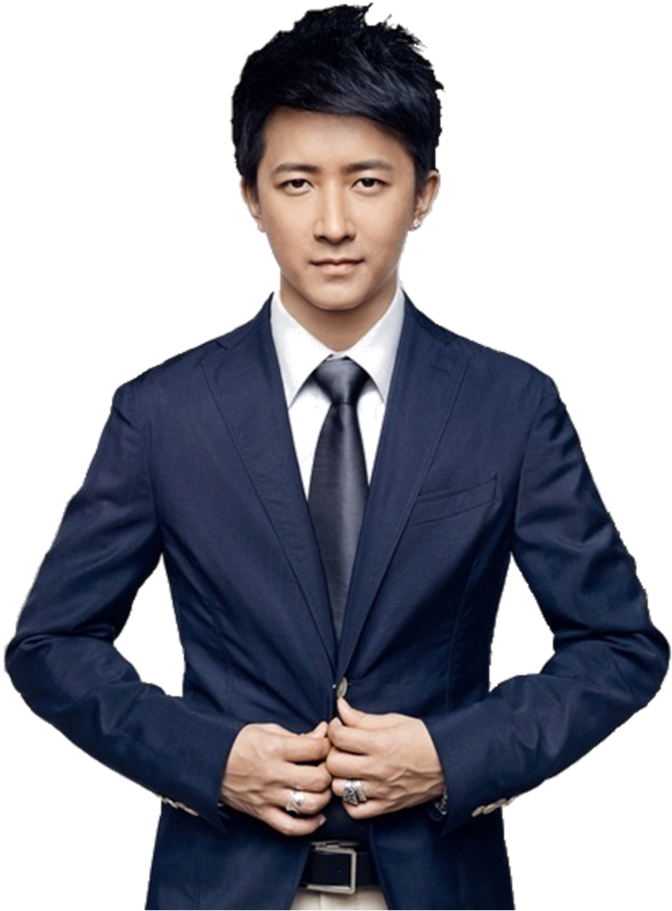 Navy Blue Suit Png - Male In Suit Png (818x976), Png Download