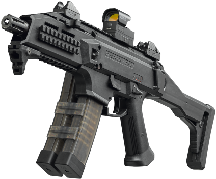 Cz Scorpion Evo 3 A1 3d Downleft2 (870x410), Png Download