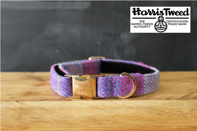 Molly Harris Tweed Dog Collar (640x640), Png Download