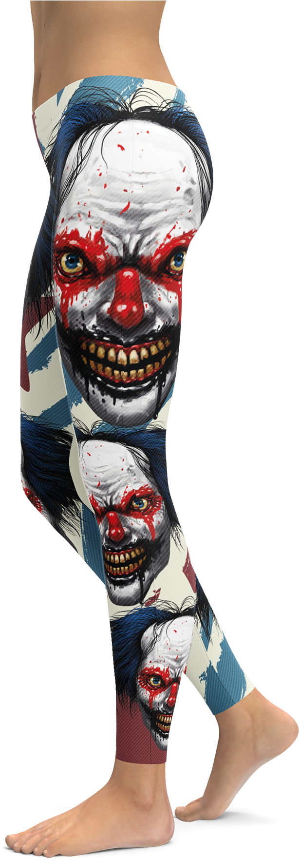 Killer Clown Leggings By Gearcrew (695x1800), Png Download