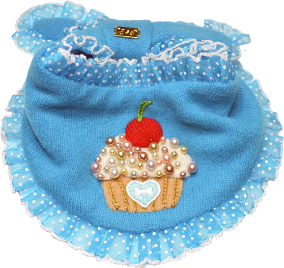Cupcake Ruffle Bandana (600x600), Png Download