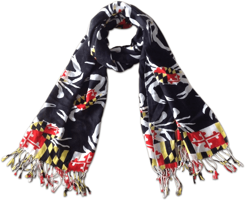 Maryland Crab Pattern / Scarf (889x748), Png Download