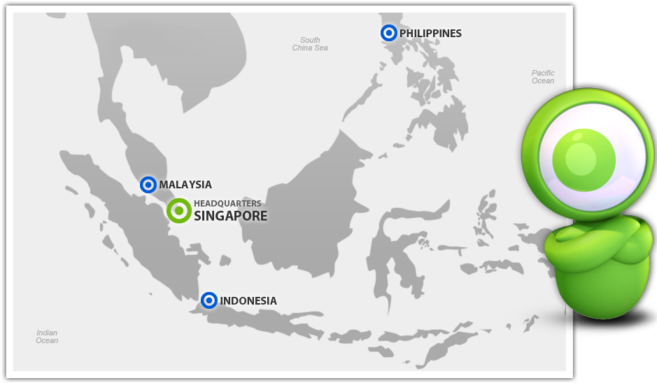 Singapore • Malaysia • Philippines • Indonesia (940x554), Png Download