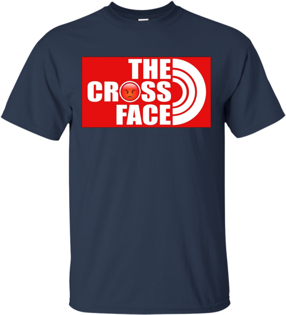 The Cross Face Angry Emoji Apparel (1024x1024), Png Download