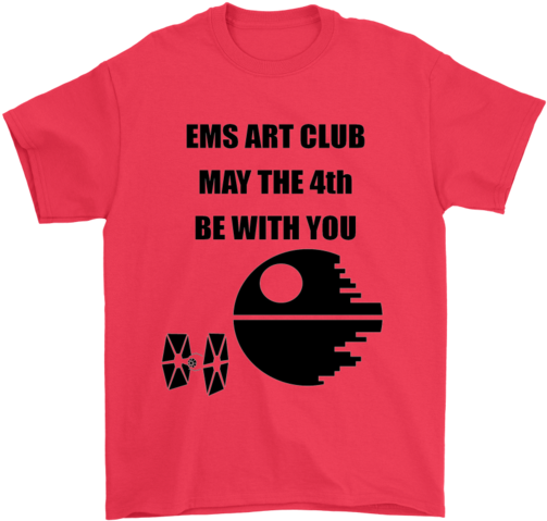 Ems Art Club May 4 Star Wars Day (600x600), Png Download