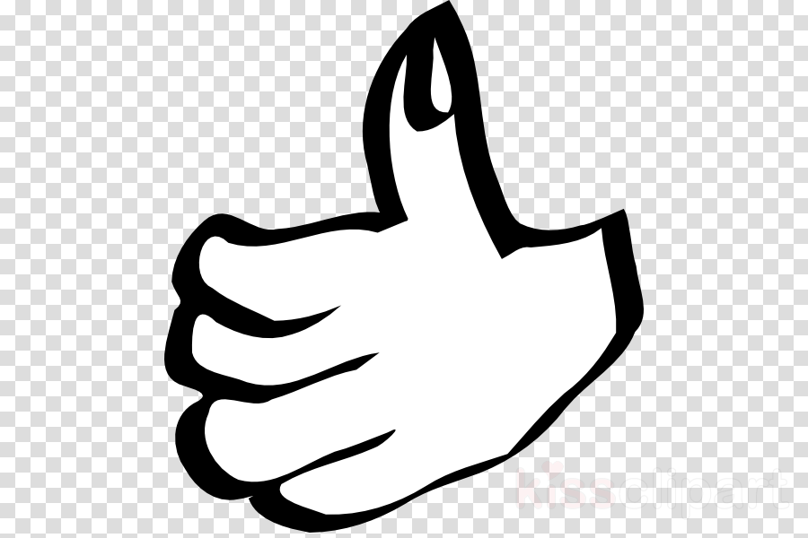 Coloring Pages Thumb Clipart Thumb Signal Clip Art (900x600), Png Download