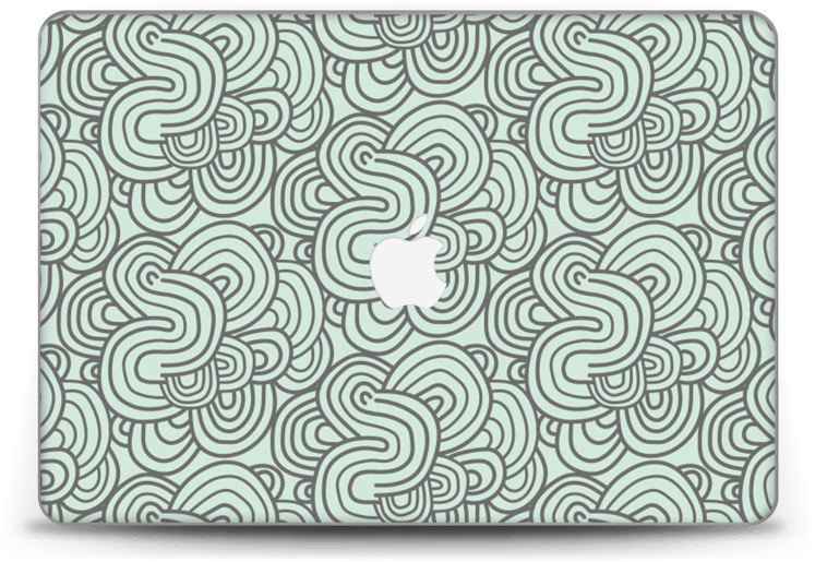 Squiggle Skin Macbook Pro Retina 15” (800x558), Png Download