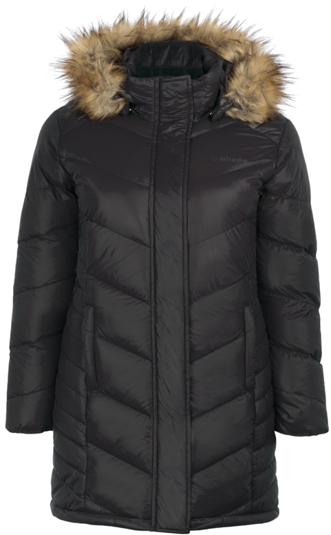 Black Winter Jacket For Women Png High Quality Image (640x800), Png Download