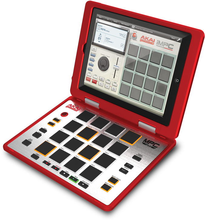 Akai Professional Mpc Fly 16 Backlit Genuine Padded (1200x750), Png Download
