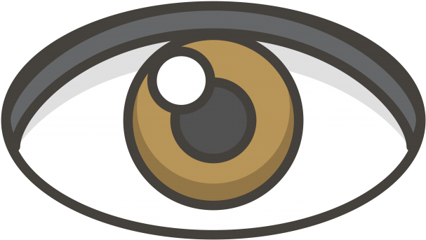 Eye Emoji (866x650), Png Download