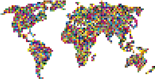 0 Avaliação Do Produto - Black World Map Silhouette (600x600), Png Download