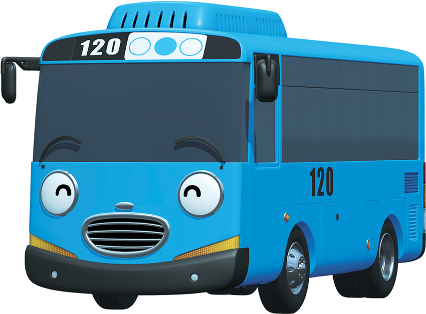 Corpóreo Tayo El Autobús Celeste - Tayo (853x853), Png Download
