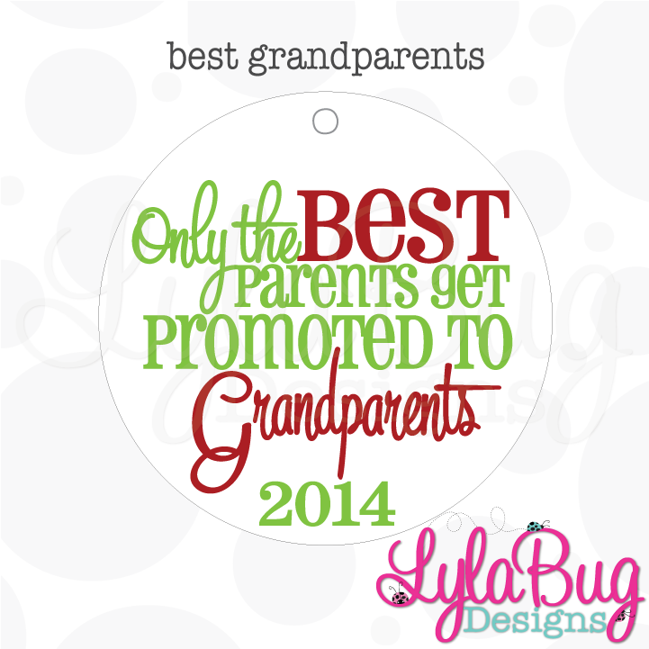 Hol Grandparents Orn - Circle (900x900), Png Download