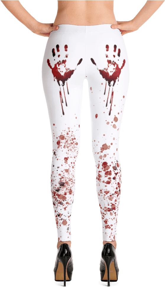 Bloody Hands Funky Leggings - Burberry Leggings (1000x1000), Png Download