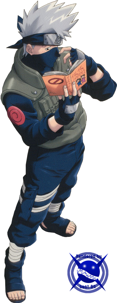 Any - Kakashi Hatake Reading Book (399x1000), Png Download