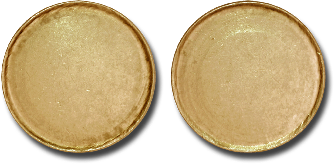 Blank Gold Coin Png - Gold Coin Blank Png (1202x600), Png Download