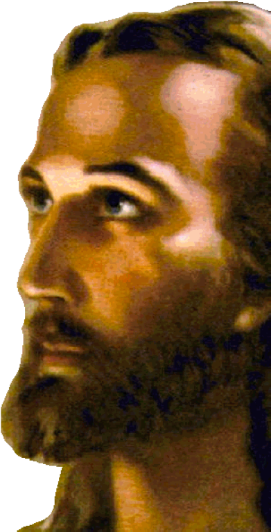 Face Of Jesus C - Jesus Christ Png Face (400x774), Png Download
