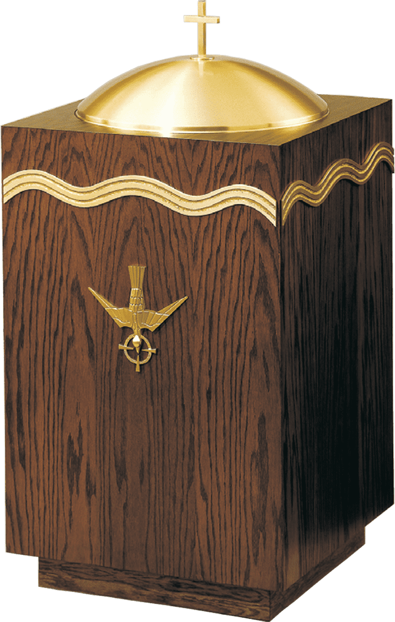 Baptismal Font With Holy Spirit Design Gift Image - Cupboard (800x1261), Png Download