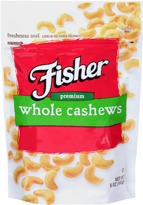 Premium Whole Cashews - Fisher Energy Trail Mix (700x700), Png Download