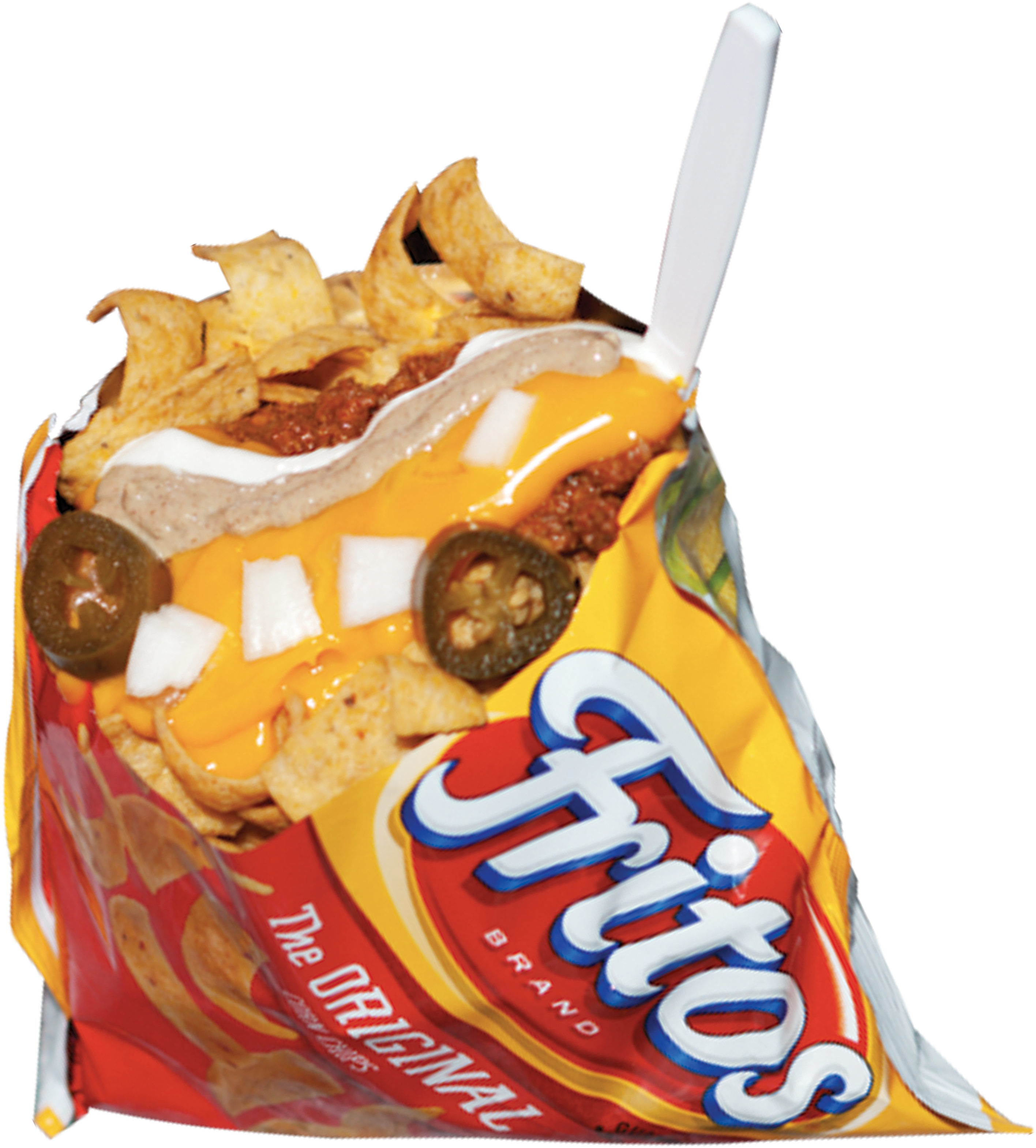 Frito Corn Chips Topped With Our Famous Homemade All-beef - Frito Pie Png (2961x3416), Png Download