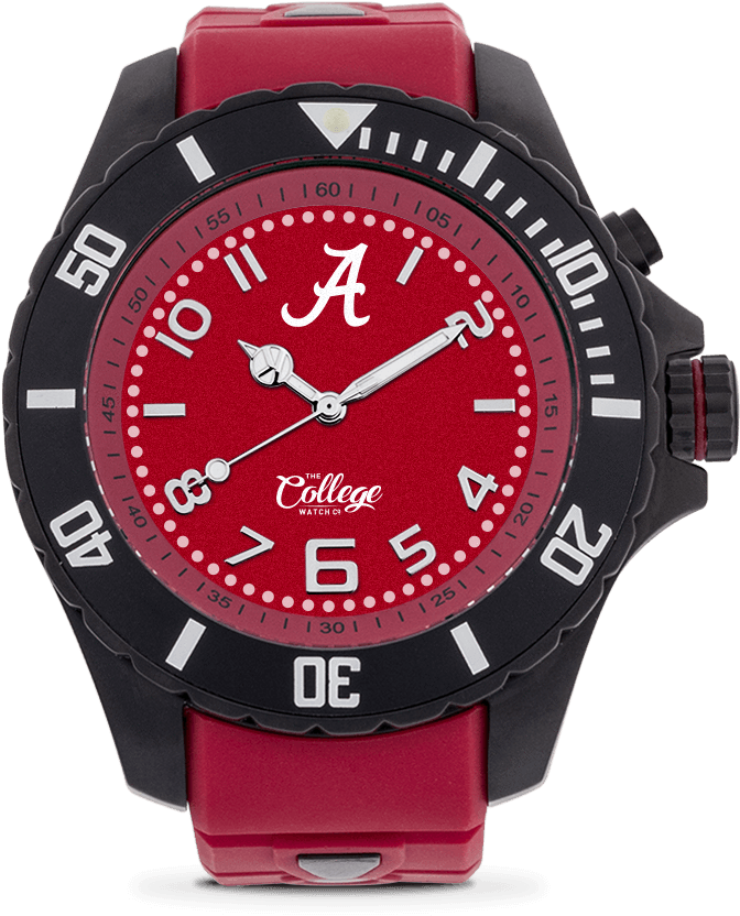 Alabama Crimson Tide Watch - Watch (800x850), Png Download
