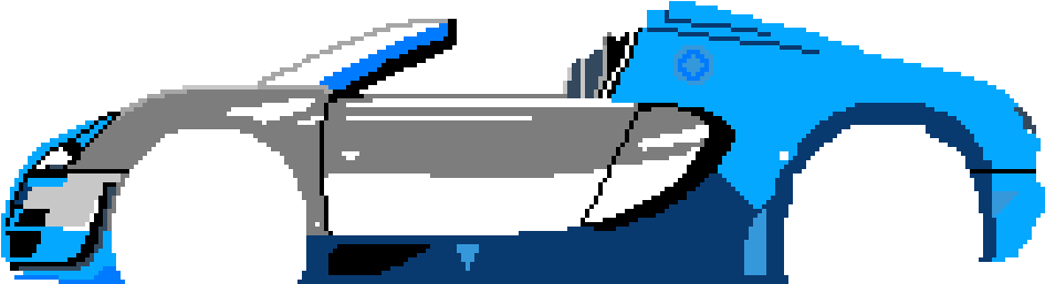 Bugatti Veyron - Race Car (1024x576), Png Download