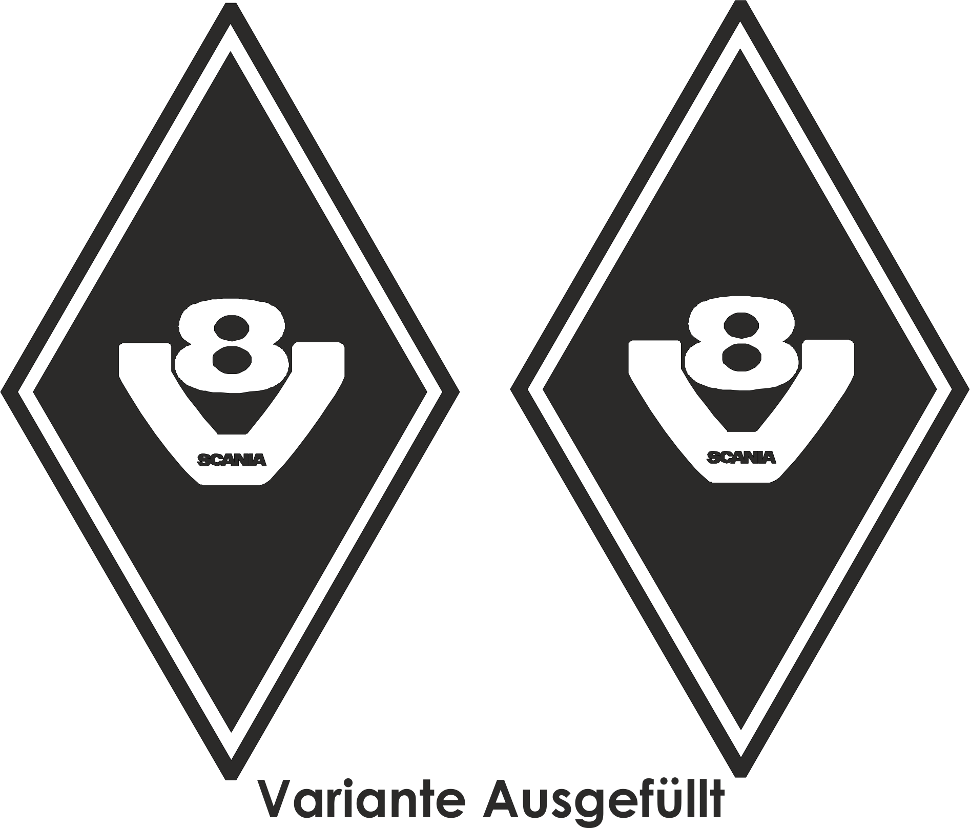 Klicken Sie Für Eine Grössere Ansicht - Man Truck Logo Sticker (1893x1616), Png Download