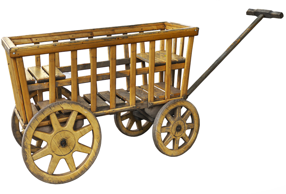 Cart Images Pixabay Download Free Pictures Handcart - Wood Stroller (960x640), Png Download