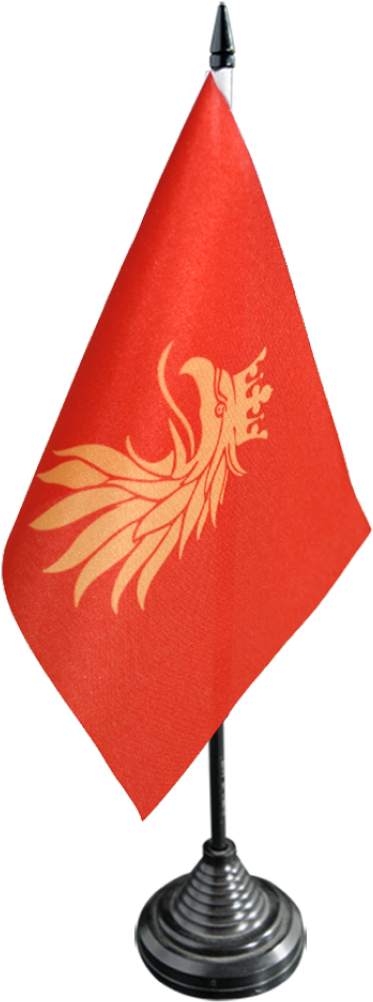 Sweden Scania Skåne County Table Flag (1500x1175), Png Download